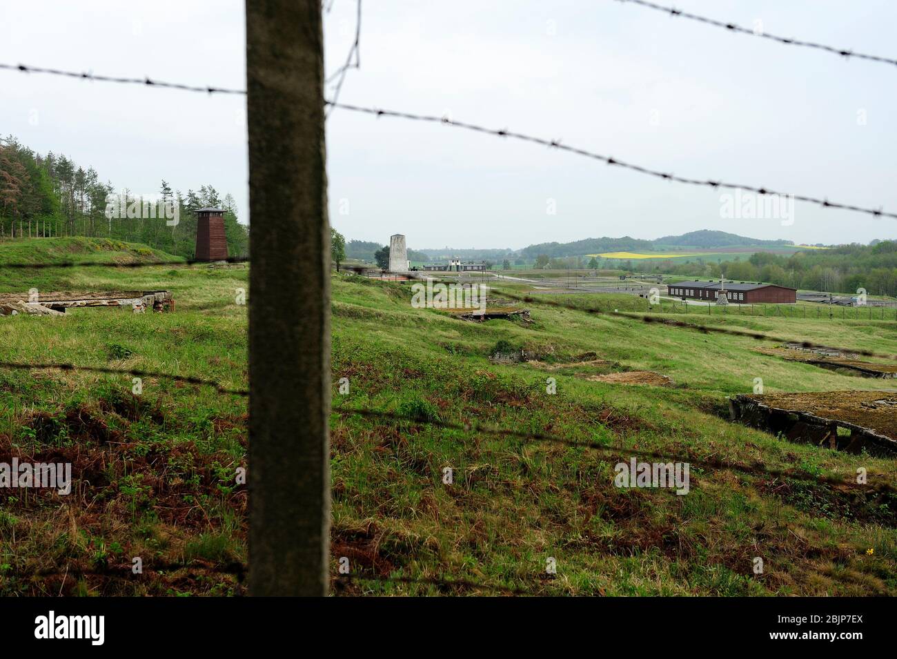 Campo di concentramento nazista tedesco, sterminio in Polonia occupata, reliquie di un ex campo di concentramento nazista tedesco, il campo Gross-Rosen è stato stabilito nell'agosto 1940 come ramo di KL Sachsenhausen, campo di concentramento nazista, sterminio in Polonia occupata, campo di concentramento di Hitler, campo di sterminio in Polonia occupata tedesca, campo di concentramento tedesco, Germania morte Gross-Rosen, dolnoslaskie, polonia, campo di concentramento nazista, Gross-Rosen vicino a Strzegom, rogoznica, dolnoslaskie, polonia, europa, dolnoslaskie, polonia, europa, tedesco di concentrazione nazista, storico, due mondo di guerra, Foto Stock