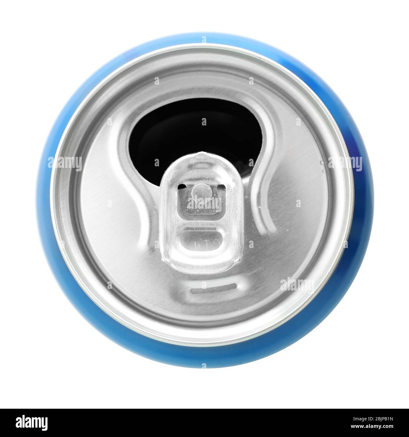 KYIV, UCRAINA - 18 SETTEMBRE 2017: Apertura lattina con bevanda di marca popolare su sfondo bianco Foto Stock