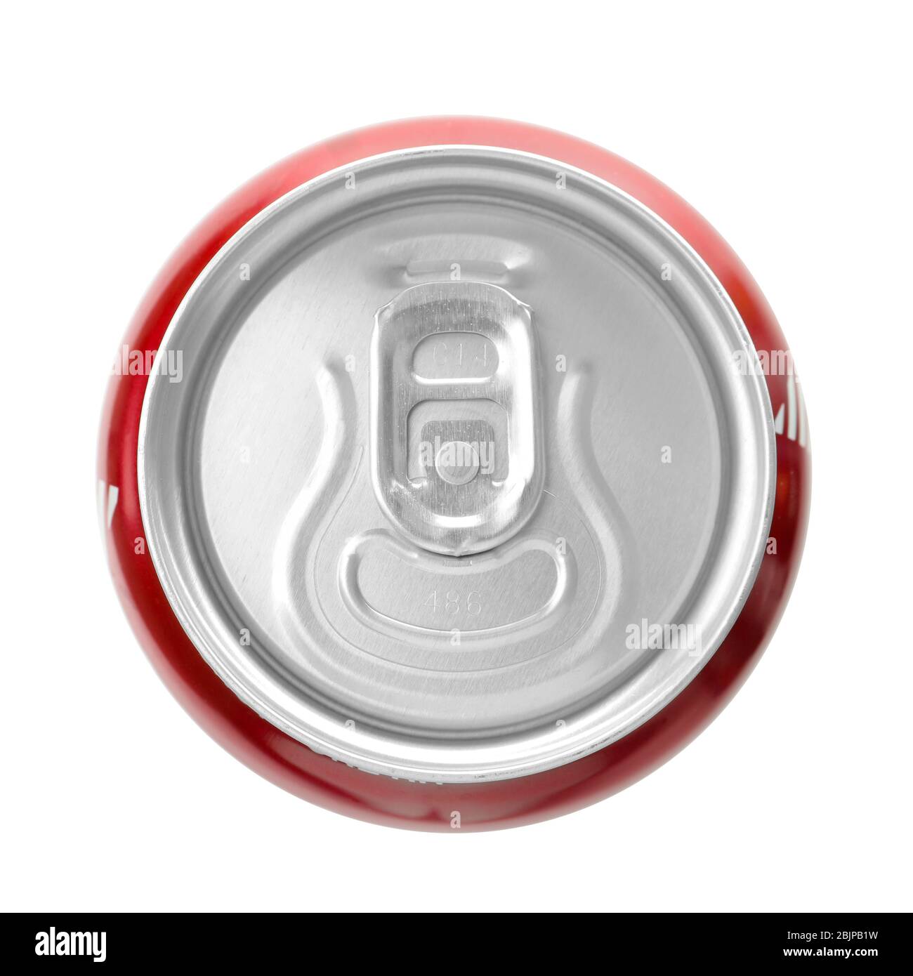 KIEV, UCRAINA - 18 SETTEMBRE 2017: Lattina chiusa con bevanda di marca popolare su sfondo bianco Foto Stock