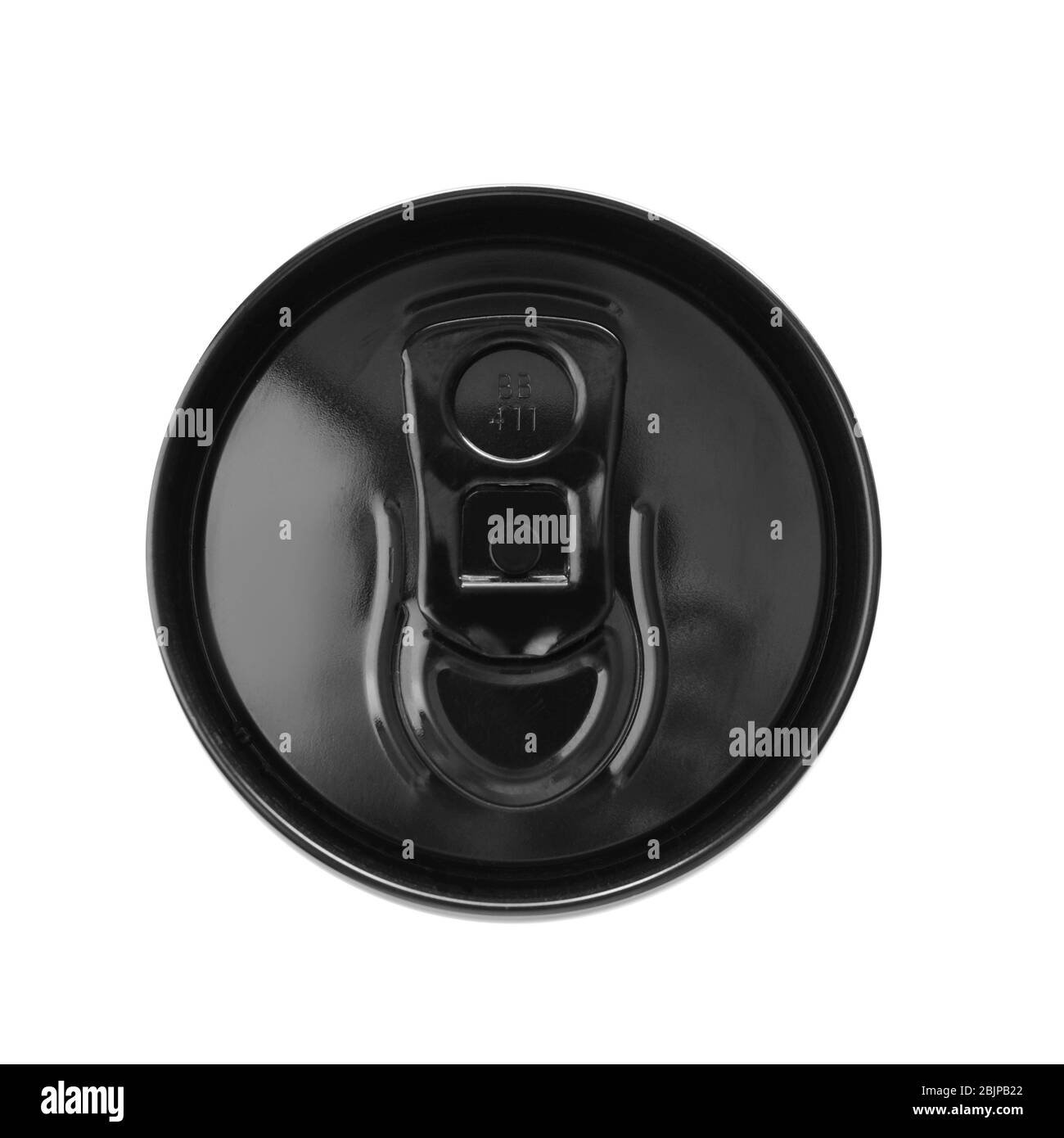 KIEV, UCRAINA - 18 SETTEMBRE 2017: Lattina chiusa con bevanda di marca popolare su sfondo bianco Foto Stock