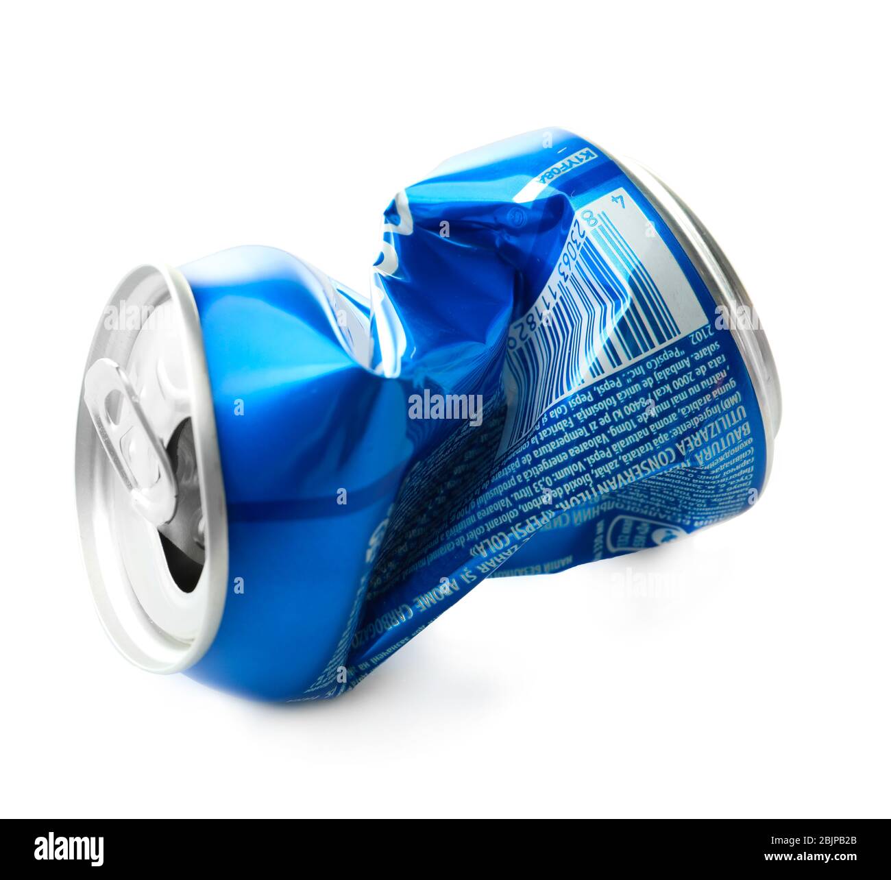 KYIV, UCRAINA - 18 SETTEMBRE 2017: Lattina di Pepsi su sfondo bianco Foto Stock