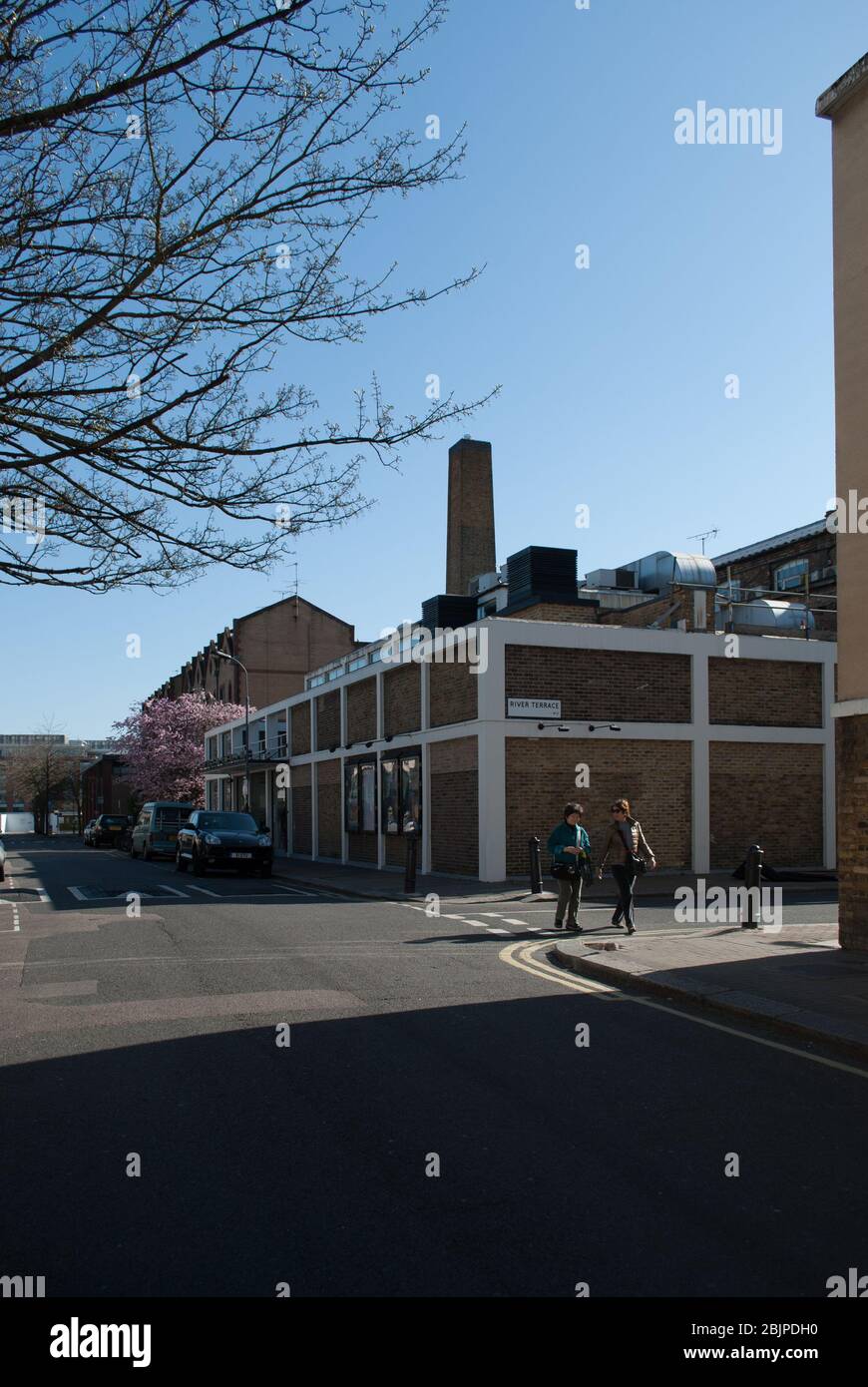 BBC White ex Riverside Studios Queen Caroline Street Crisp Road, Hammersmith, Londra W6 Foto Stock