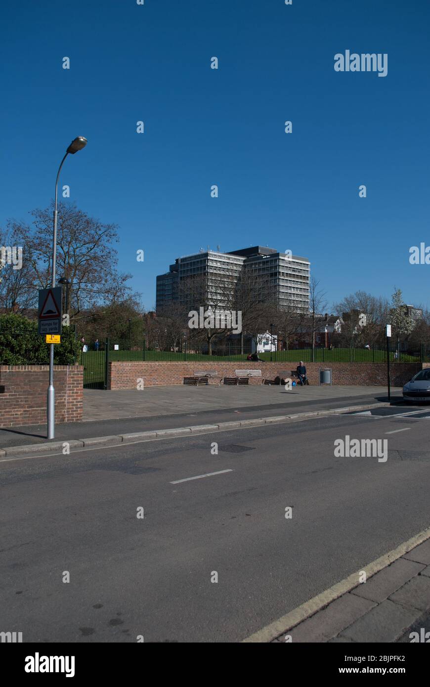 Charing Cross Hopsital Fulham Palace Road, Hammersmith, Londra W6 8RF di Ralph Tubs Foto Stock