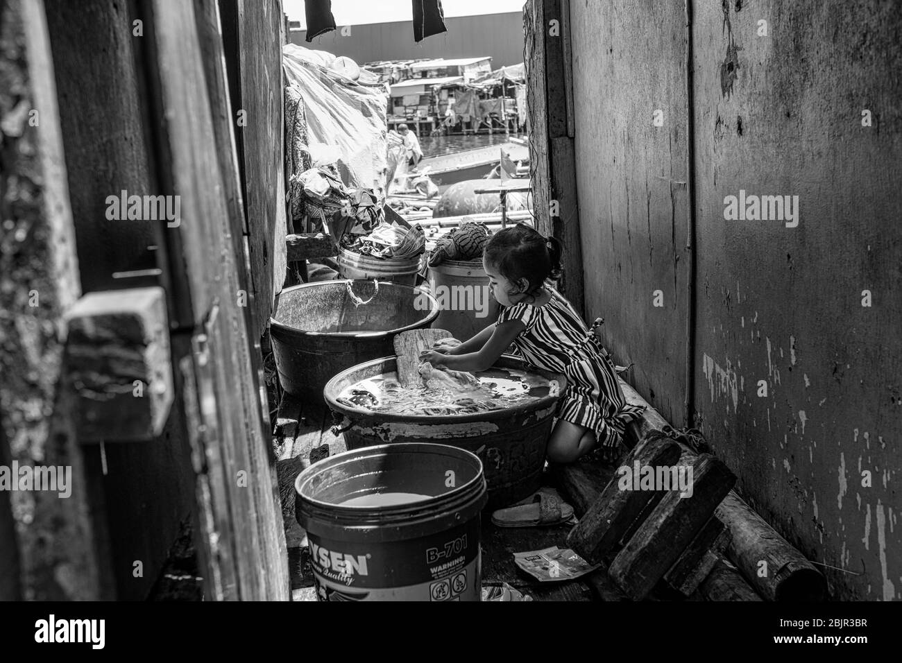 Distretto di Tondo, Manila, Filippine Foto Stock