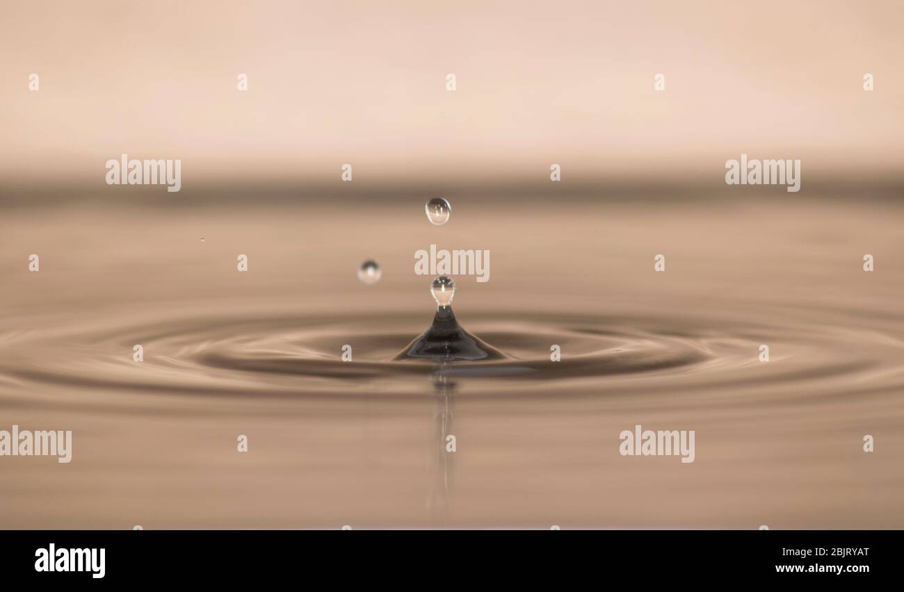 Goccioline di acqua Foto Stock