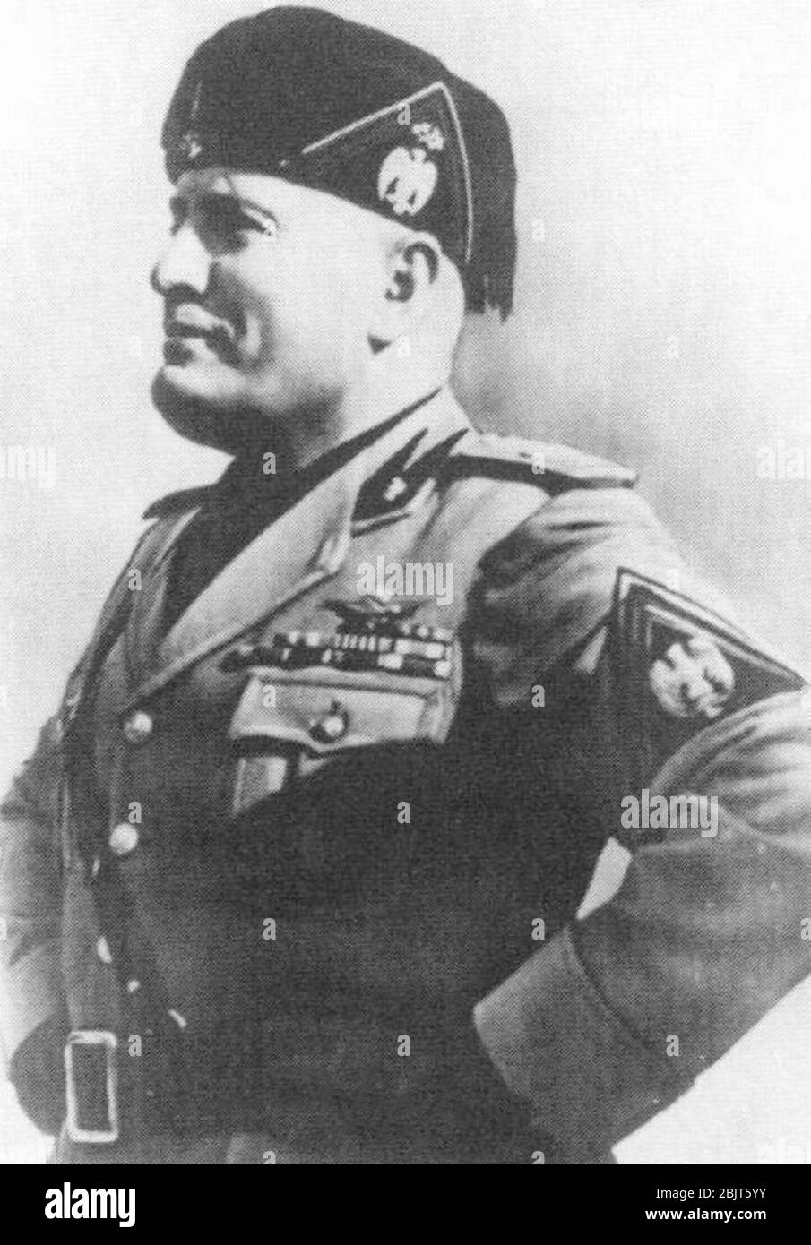 Dittatore italiano Benito Mussolini Foto Stock