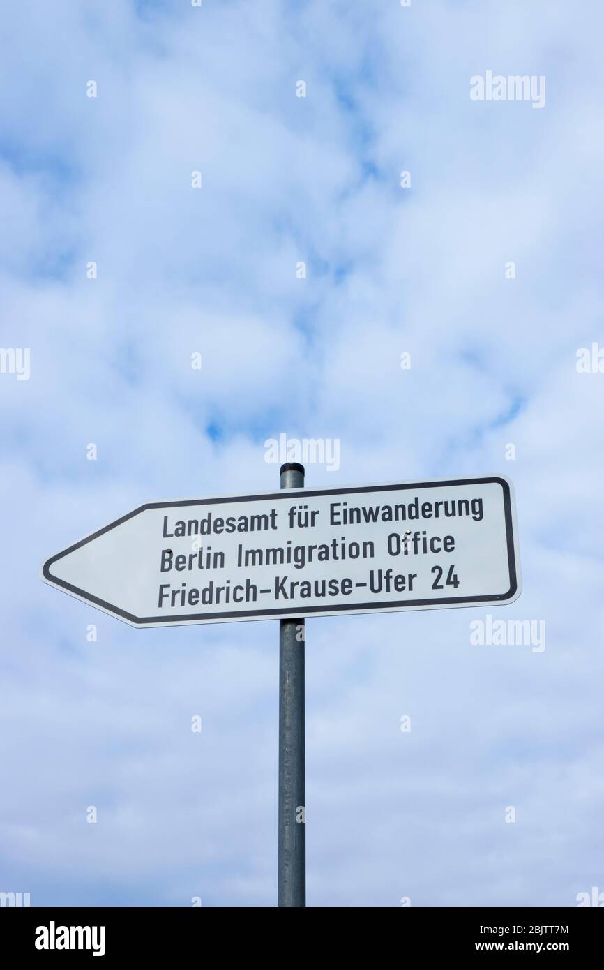 Ufficio Immigrazione Di Berlino Foto Stock