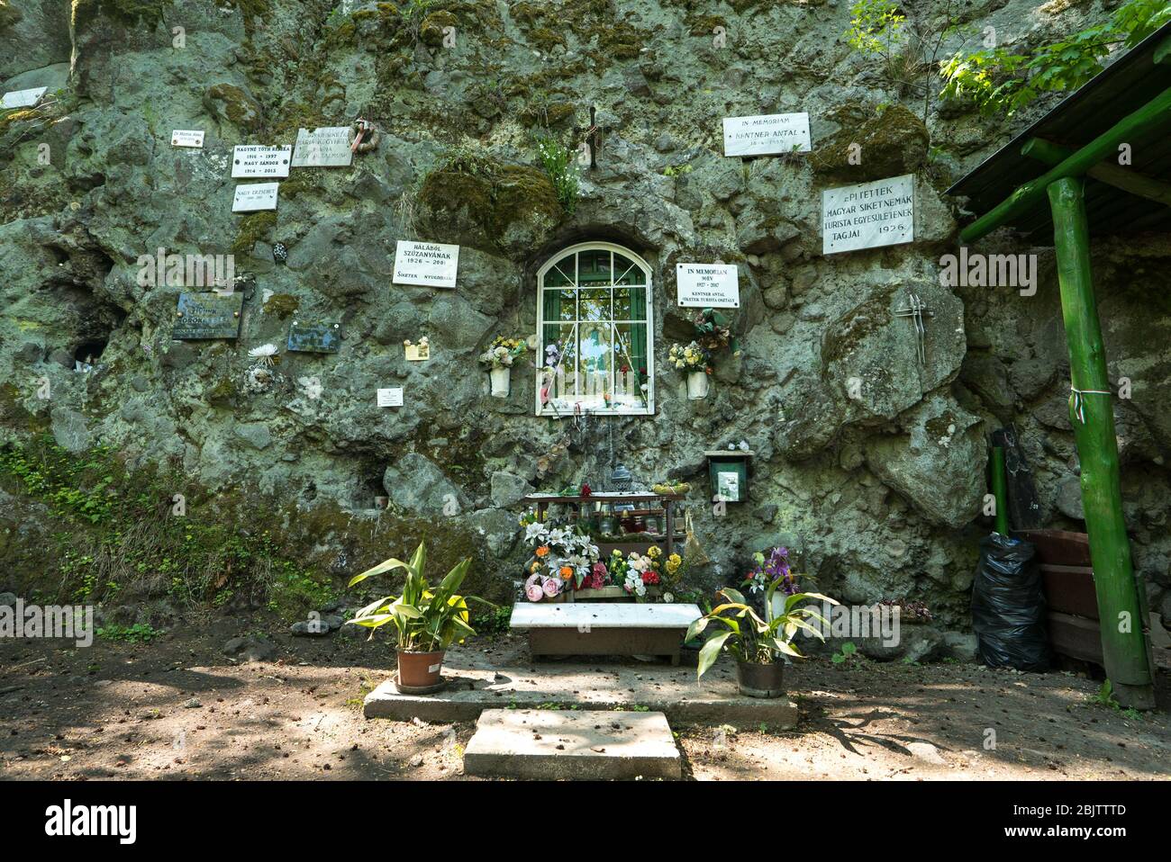 Santuario di Siketnemak Maria a Dobogoko, Pilisszentkereszt, Ungheria. Famoso luogo di pellegrinaggio in europa. Foto Stock