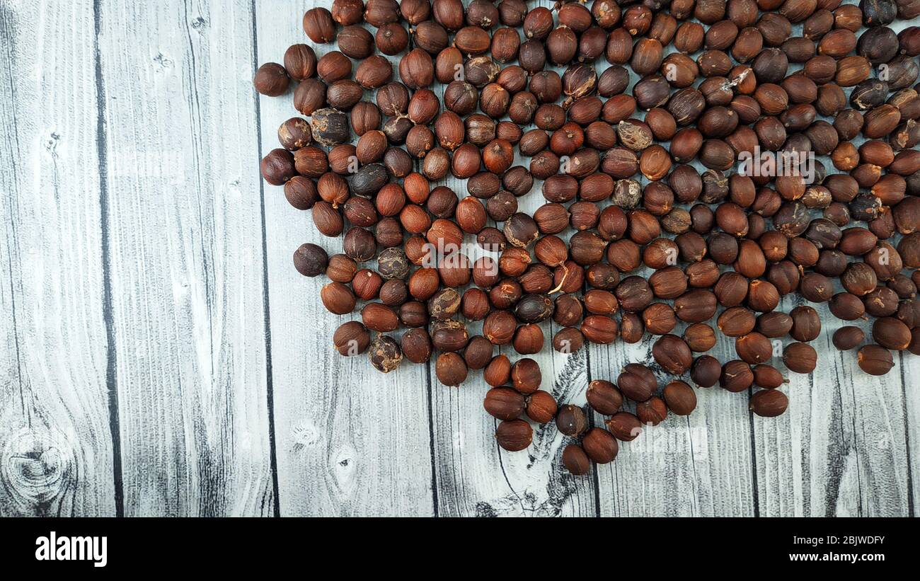 Caffè in grani non lavorati, ancora puri Foto Stock