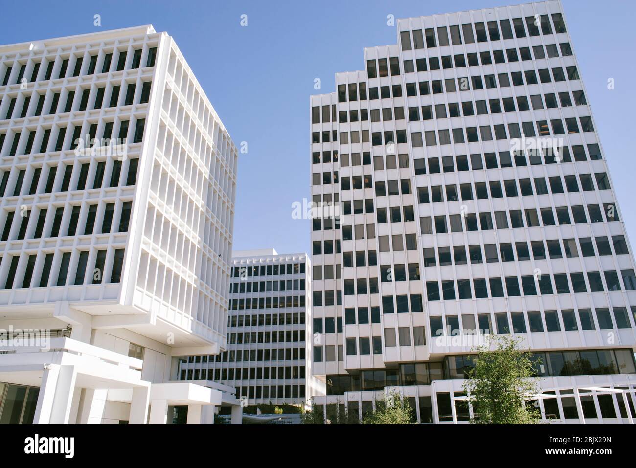 Alti edifici per uffici in una città - Immobiliare commerciale - Affitti - professionale Foto Stock