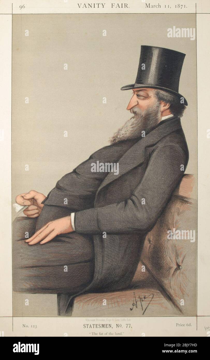 George Ward Hunt, Vanity Fair, 1871-03-11. Foto Stock