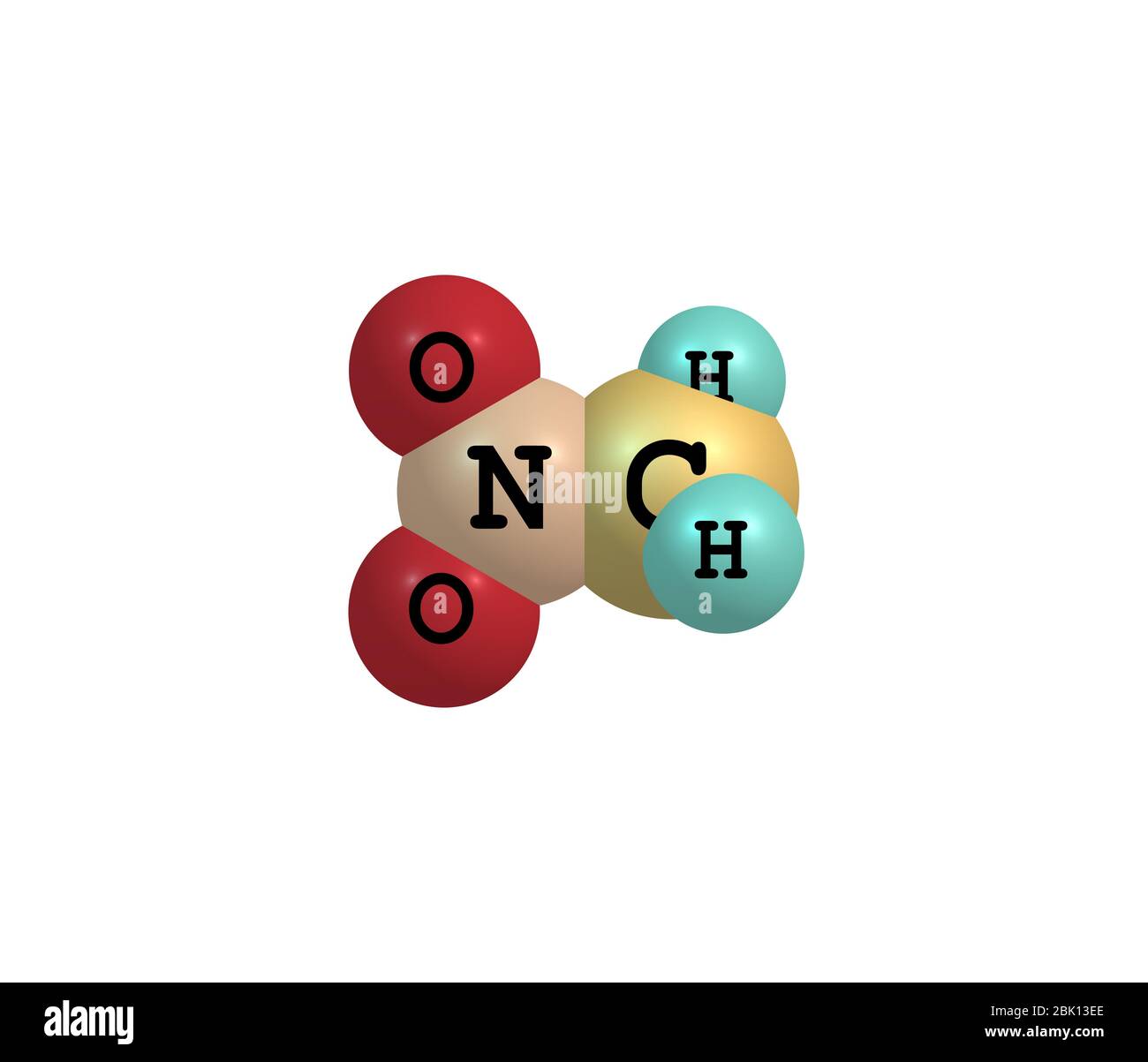 Il nitrometano è un composto organico di formula chimica CH3NO2. È il più  semplice composto organico nitro. È un po' viscoso, molto pola Foto stock -  Alamy