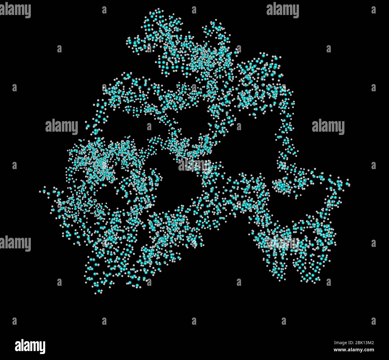 Il polipropilene (PP) è un polimero termoplastico utilizzato in un'ampia varietà di applicazioni, tra cui imballaggio ed etichettatura, tessuti (ad esempio, corde, termici Foto Stock