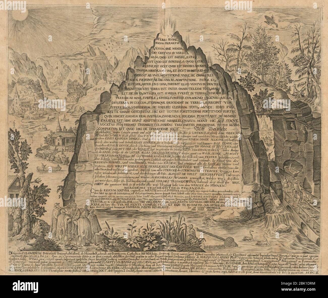 Houghton Typ 620.09.482 Heinrich Khunrath, Amphitheatrvm sapientiae aeternae. Foto Stock