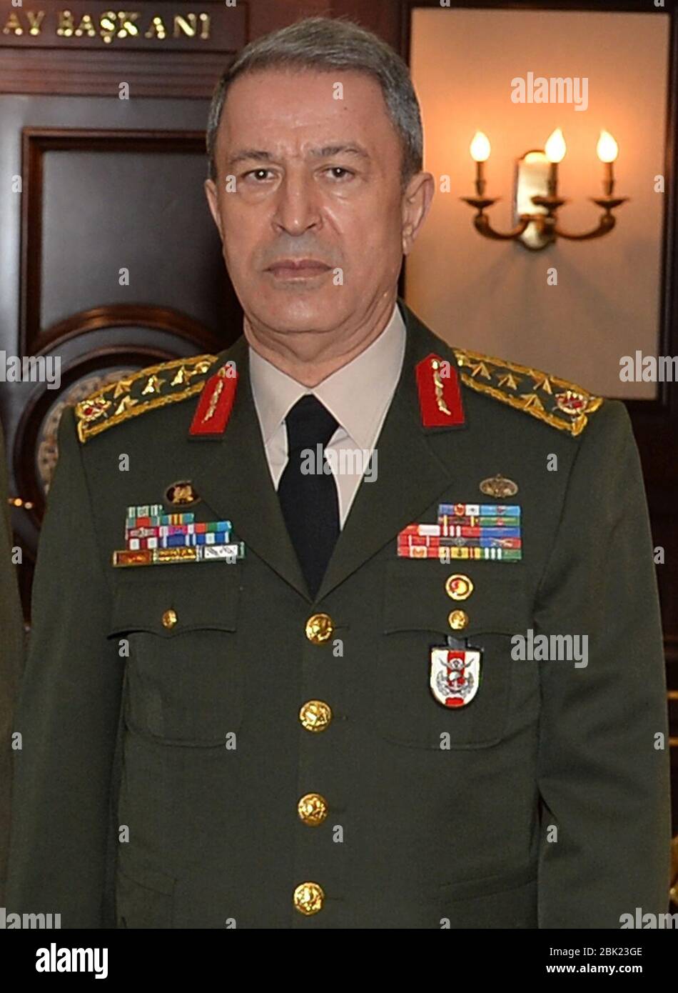 Hulusi Akar (tagliato). Foto Stock