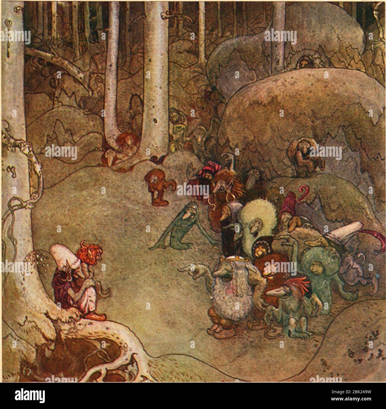 Humpe 2 di John Bauer 1912. Foto Stock