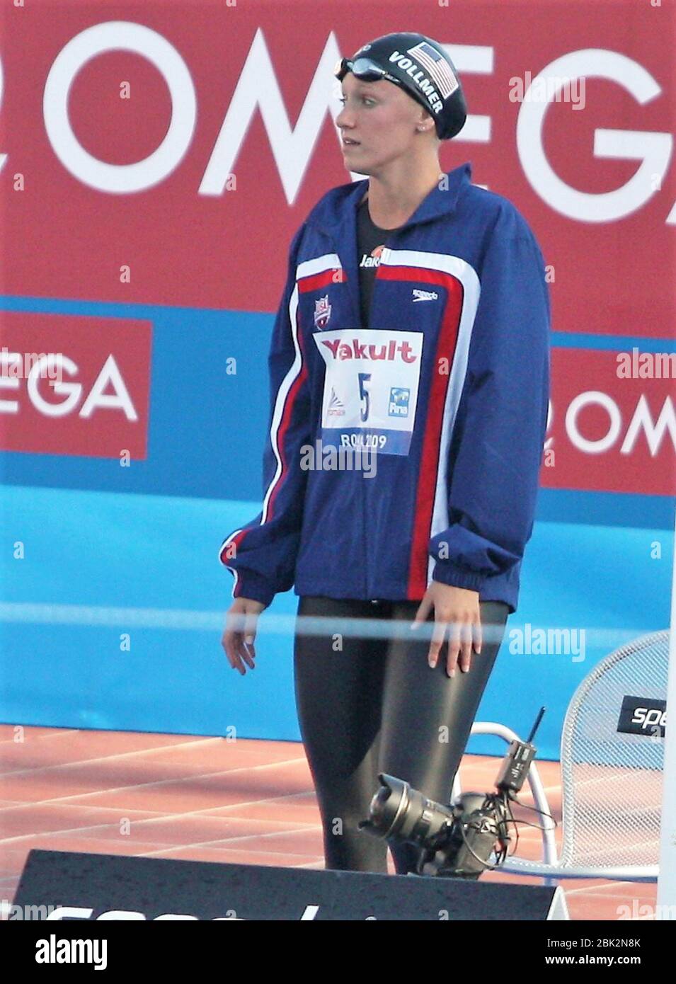 Dana Vollmer degli USA nel 200 M NL Women World Championship 2009, 2009 a Roma Foto Laurent Lairys / DPPI Foto Stock