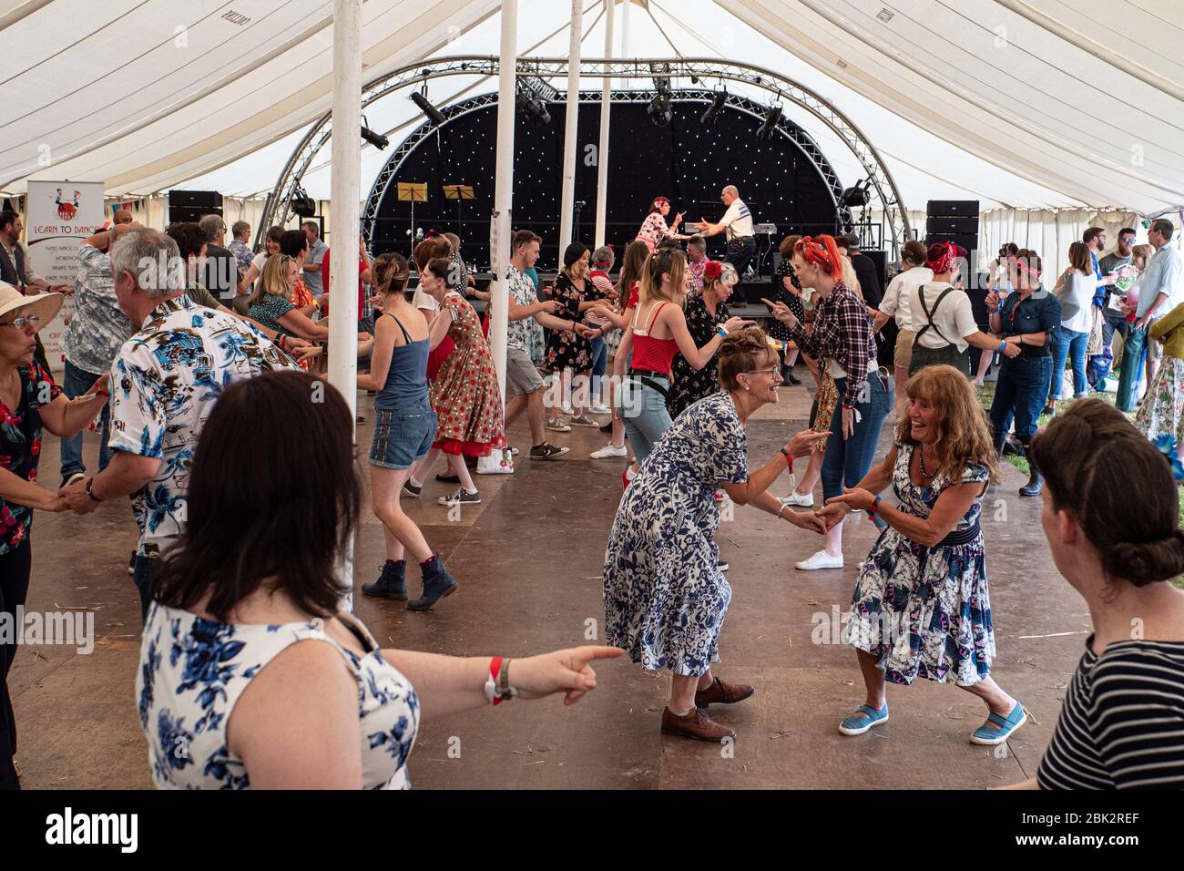 Vintage Nostalgia retro Forty Festival nel Wiltshire Inghilterra Regno Unito. Foto Stock