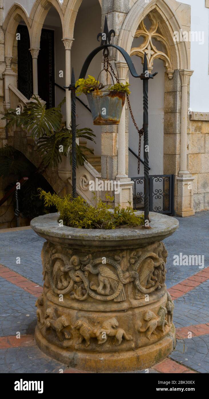 cisterna serbatoio acqua algybe antico Foto Stock