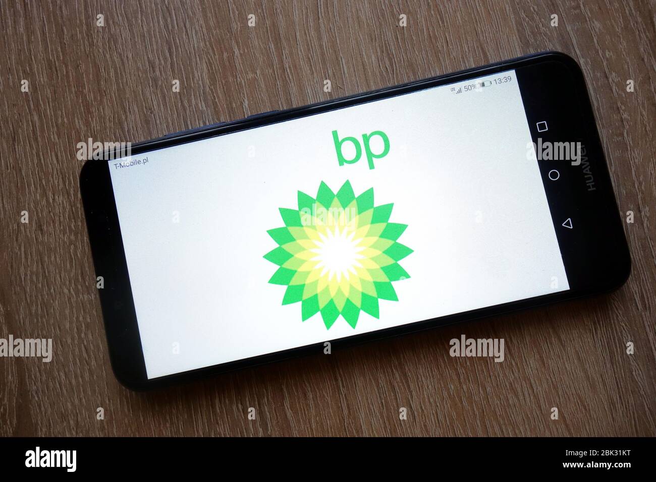 Logo BP visualizzato sullo smartphone Foto Stock