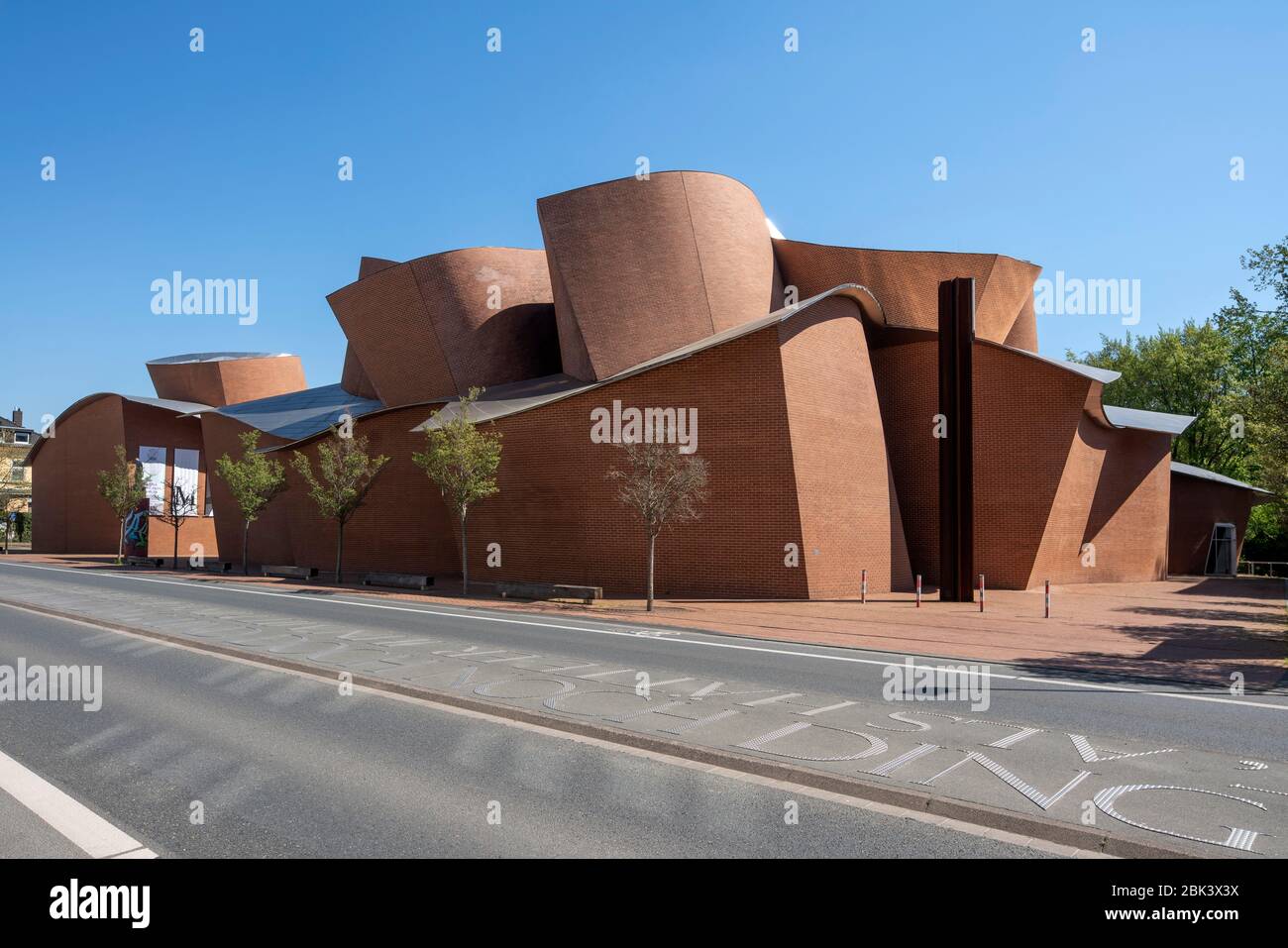 Herford, Museum für zeitgenössische Kunst, 2005 von Frank Gehry erbaut Foto Stock