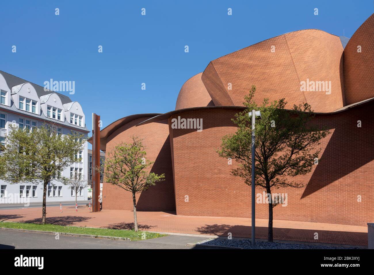 Herford, Museum für zeitgenössische Kunst, 2005 von Frank Gehry erbaut Foto Stock