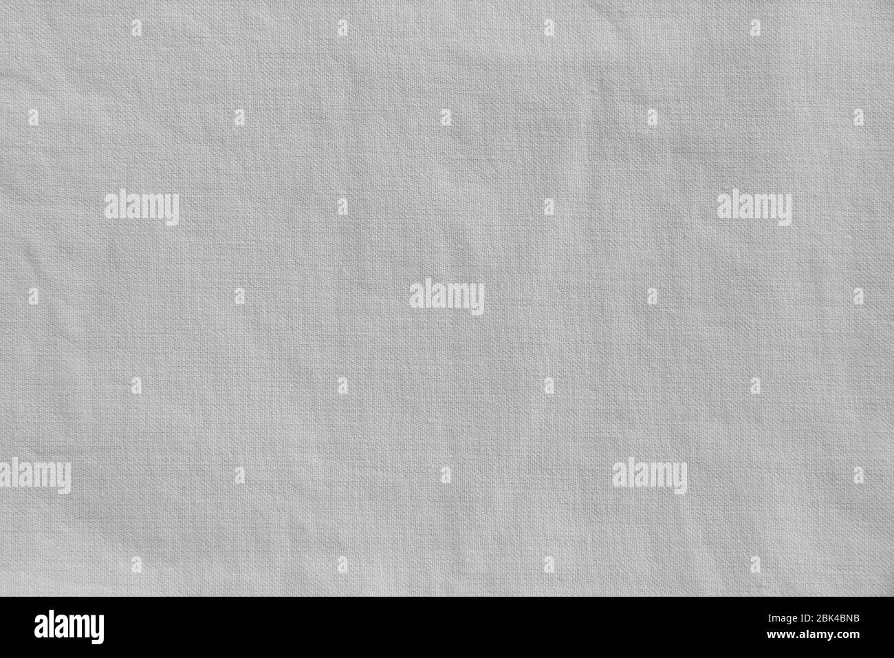 Tessuto bianco grigio lino cotone per la carta da parati design. Tessitura cotone sfondo texture. Foto Stock