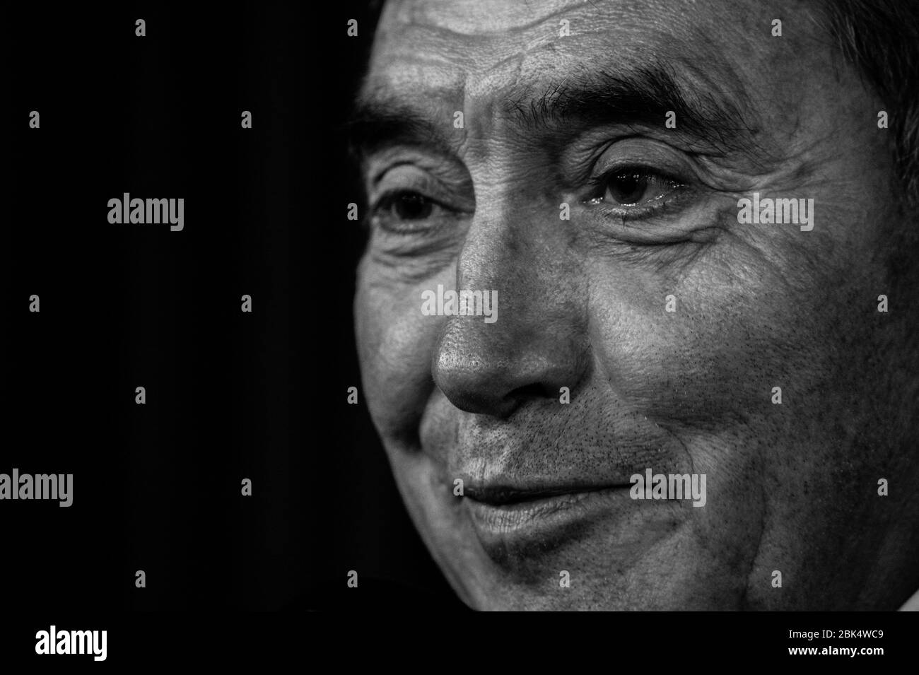 2014 Tour de France Stage 5. Ypres - Arenberg Porte du Hainaut. Eddie Merckx alla linea di partenza. Foto Stock