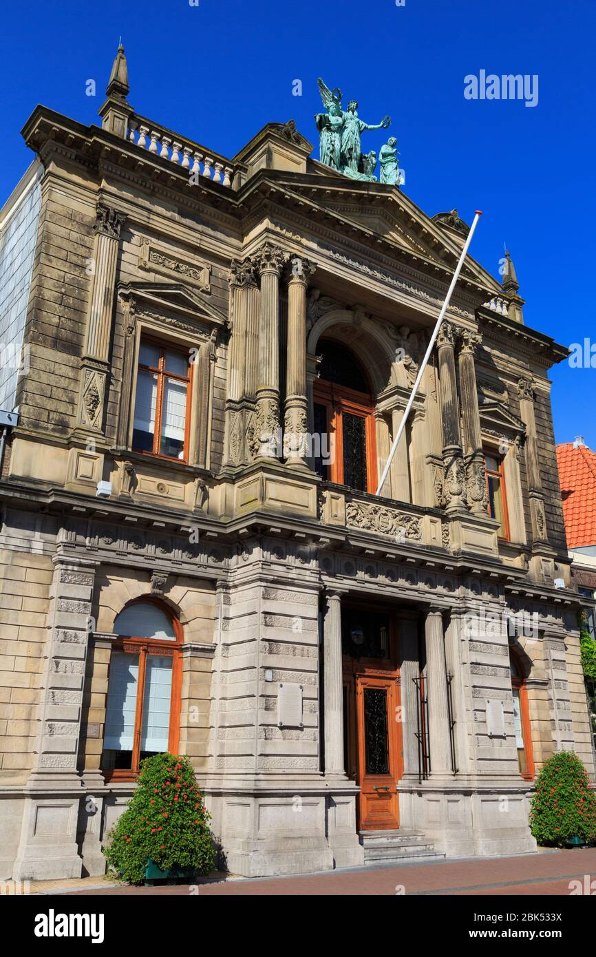 Teylers Museum, Spaarne Street, Haarlem, Paesi Bassi, Europa Foto Stock