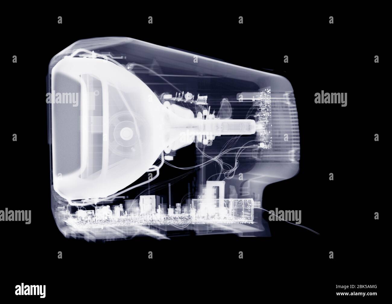Televisione da lato, raggi X. Foto Stock