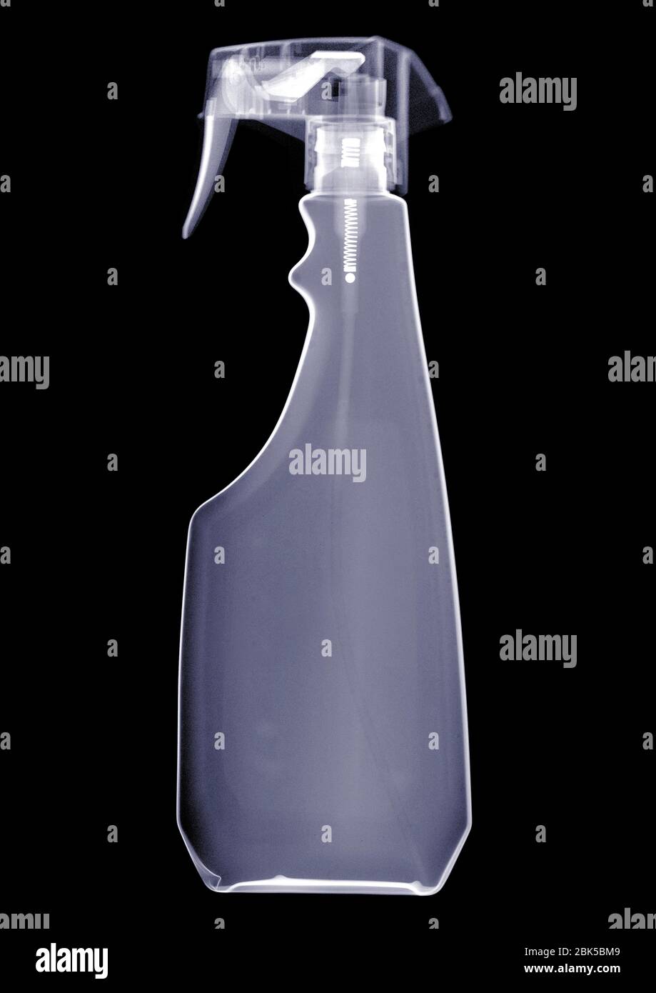 Flacone spray, raggi X. Foto Stock