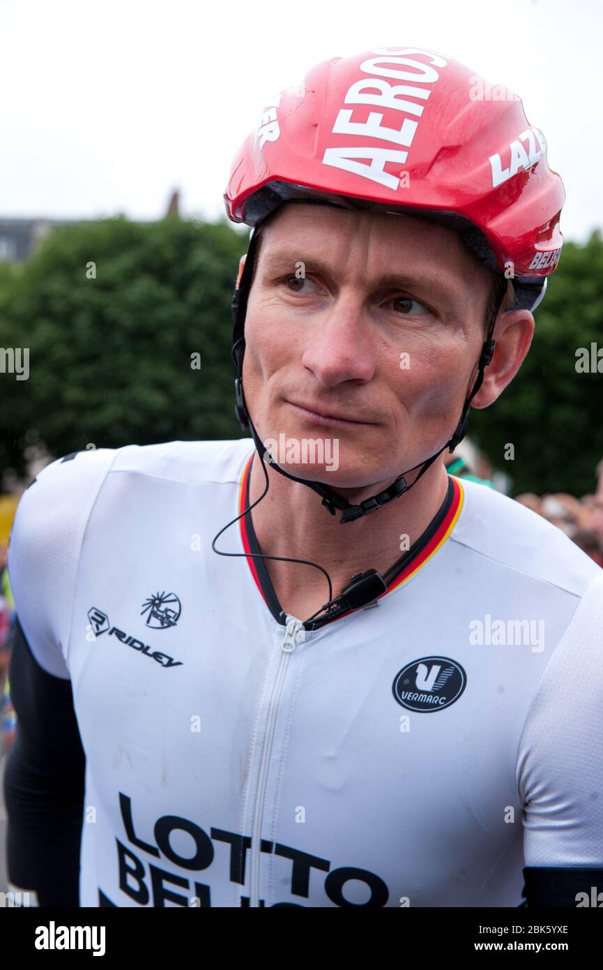 2014 tappa del Tour De France 7. André Greipel. Epernay a Nancy 11 luglio. André Greipel. Foto Stock