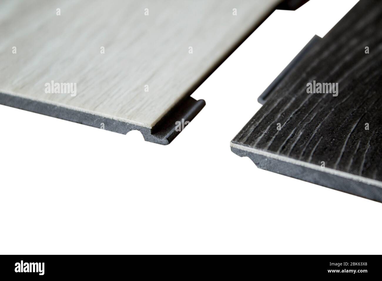 Strisce in vinile. Laminato plastico flessibile. Foto Stock