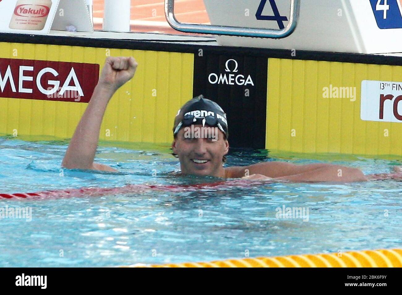 Aaron Peirsol degli Stati Uniti durante in finale 200 M Dos Men World Championship 2009, 2009 a Roma, Italia Foto Laurent Lairys / DPPI Foto Stock