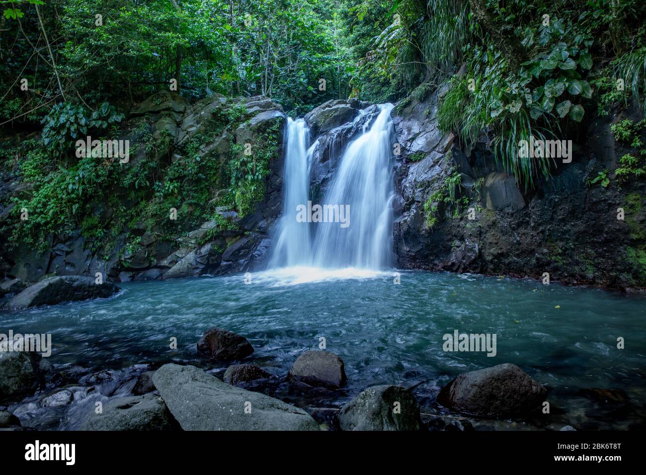 Petit coin de paradis caché quelques par dans les caraïbes Foto Stock