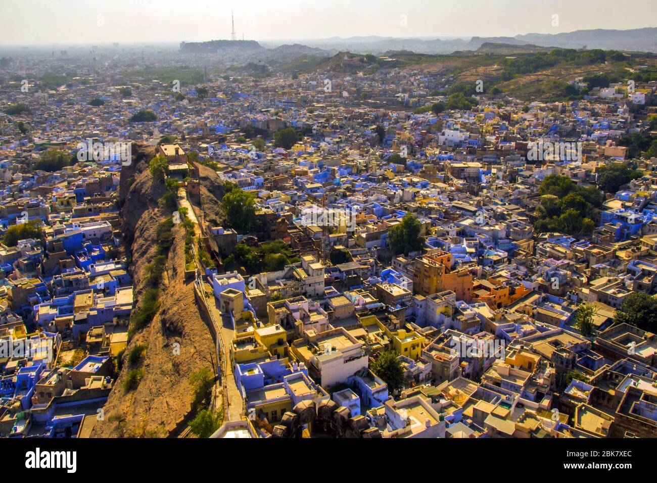 jodhpur città blu Foto Stock