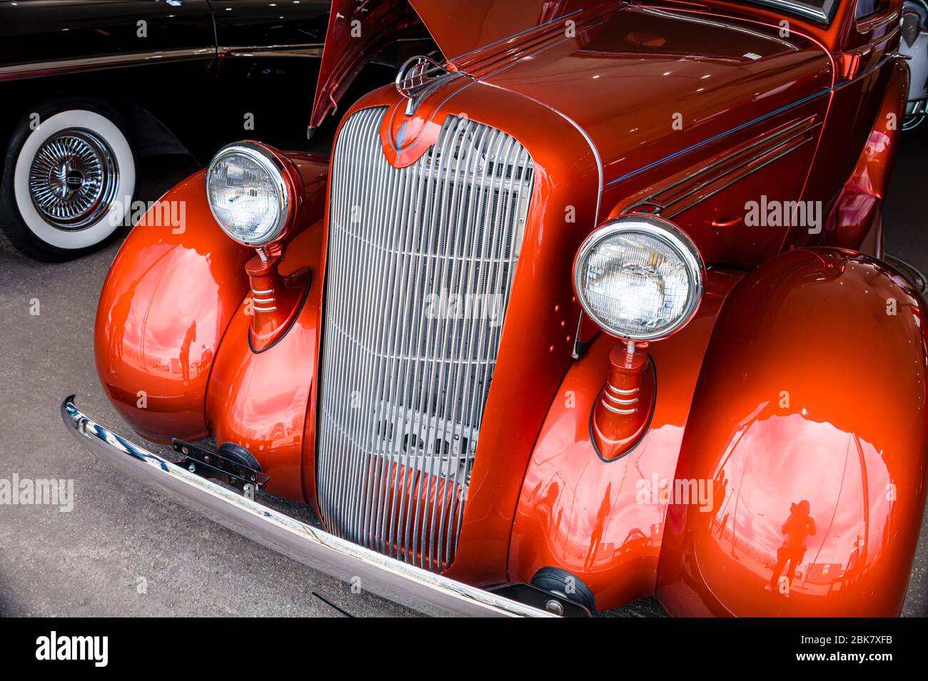 2019 Barrett-Jackson Scottsdale Auction, 1936 Plymouth Deluxe Coupé personalizzato Foto Stock
