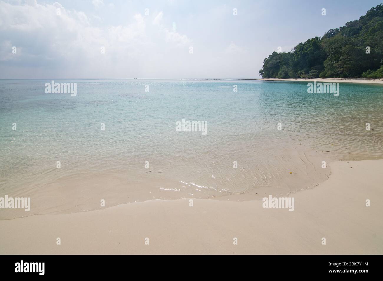 Spiaggia di Radhanagar all'Isola di Havelock Foto Stock