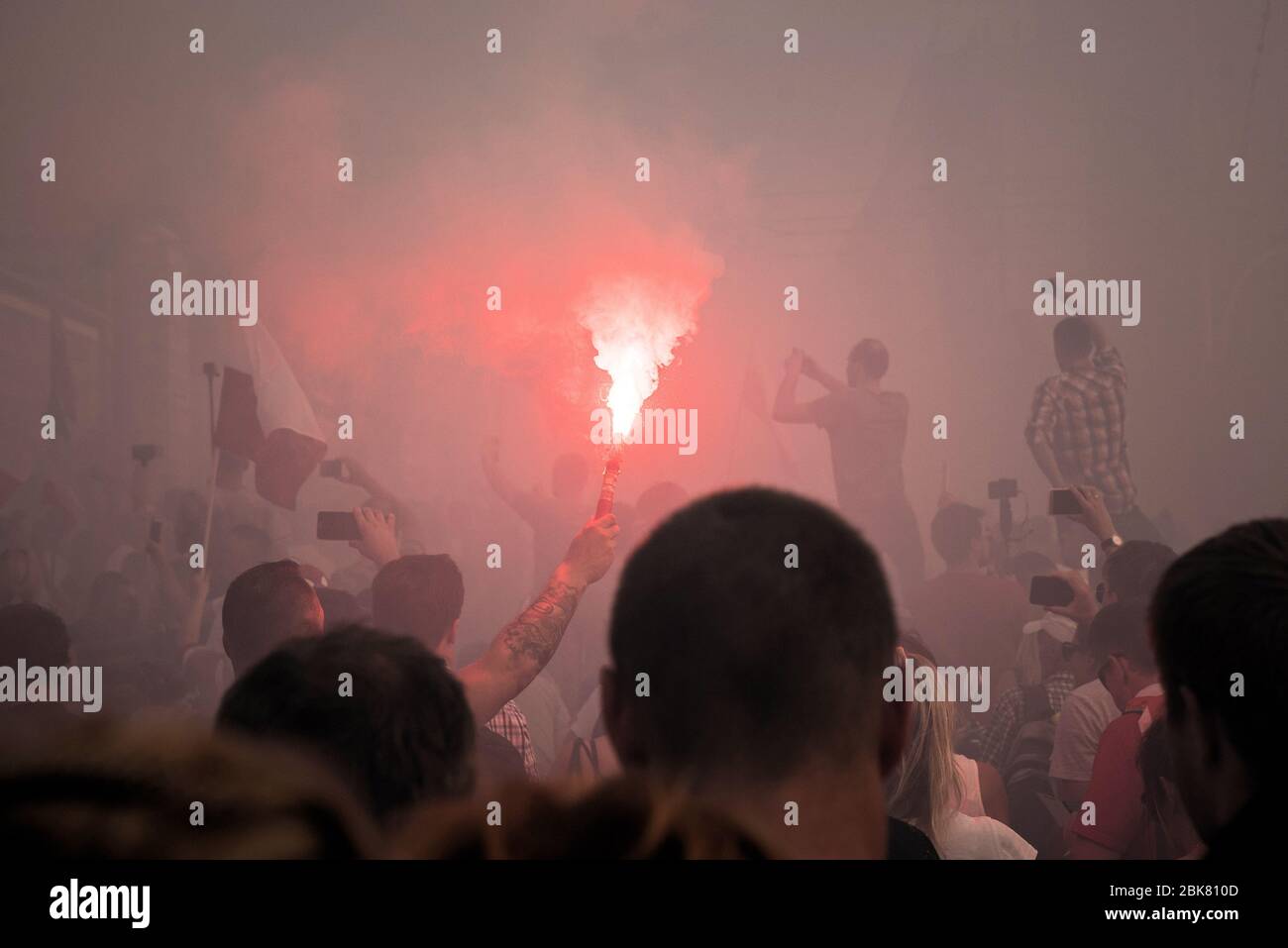 0 ore Varsavia 1 agosto Foto Stock