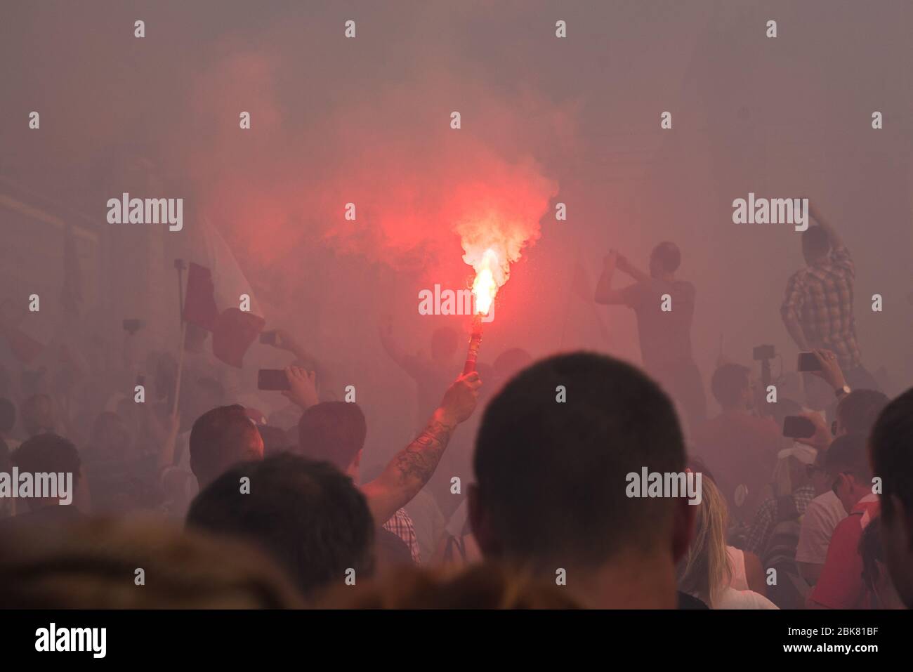 festeggiando 0 ore Foto Stock