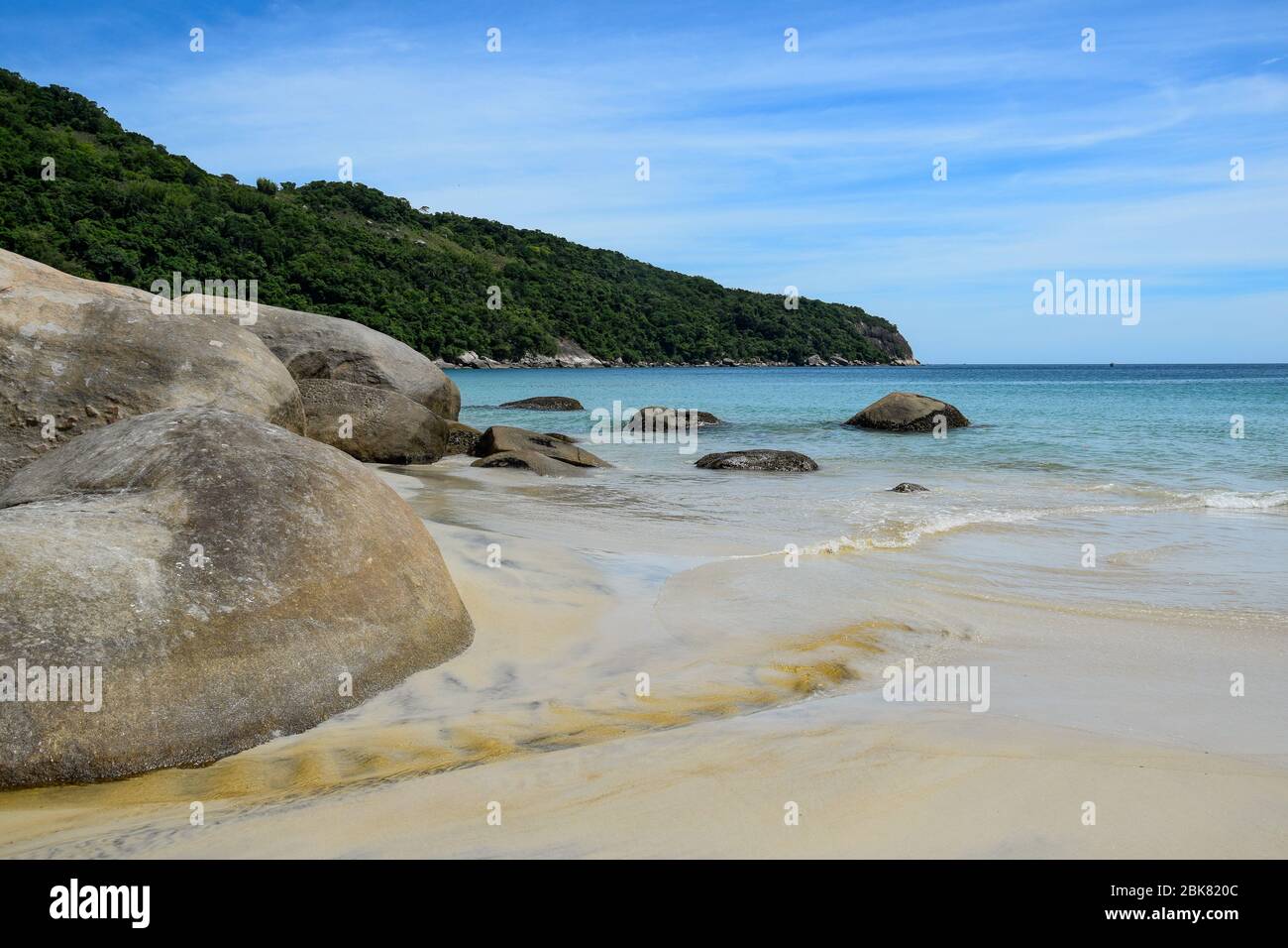 Spiaggia di Ilha Grande in Brasile Foto Stock