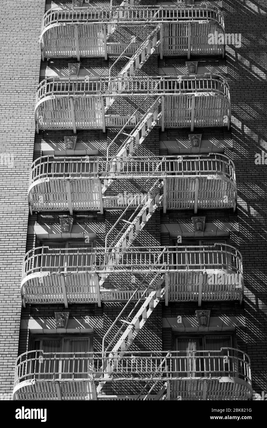 Tromba delle scale Foto Stock