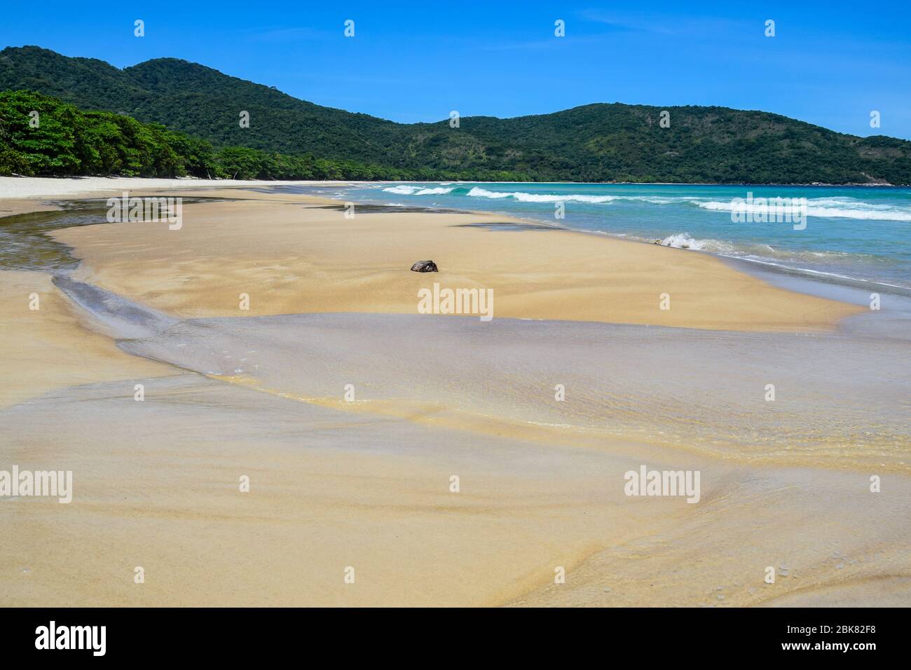 Spiaggia di Ilha Grande in Brasile Foto Stock