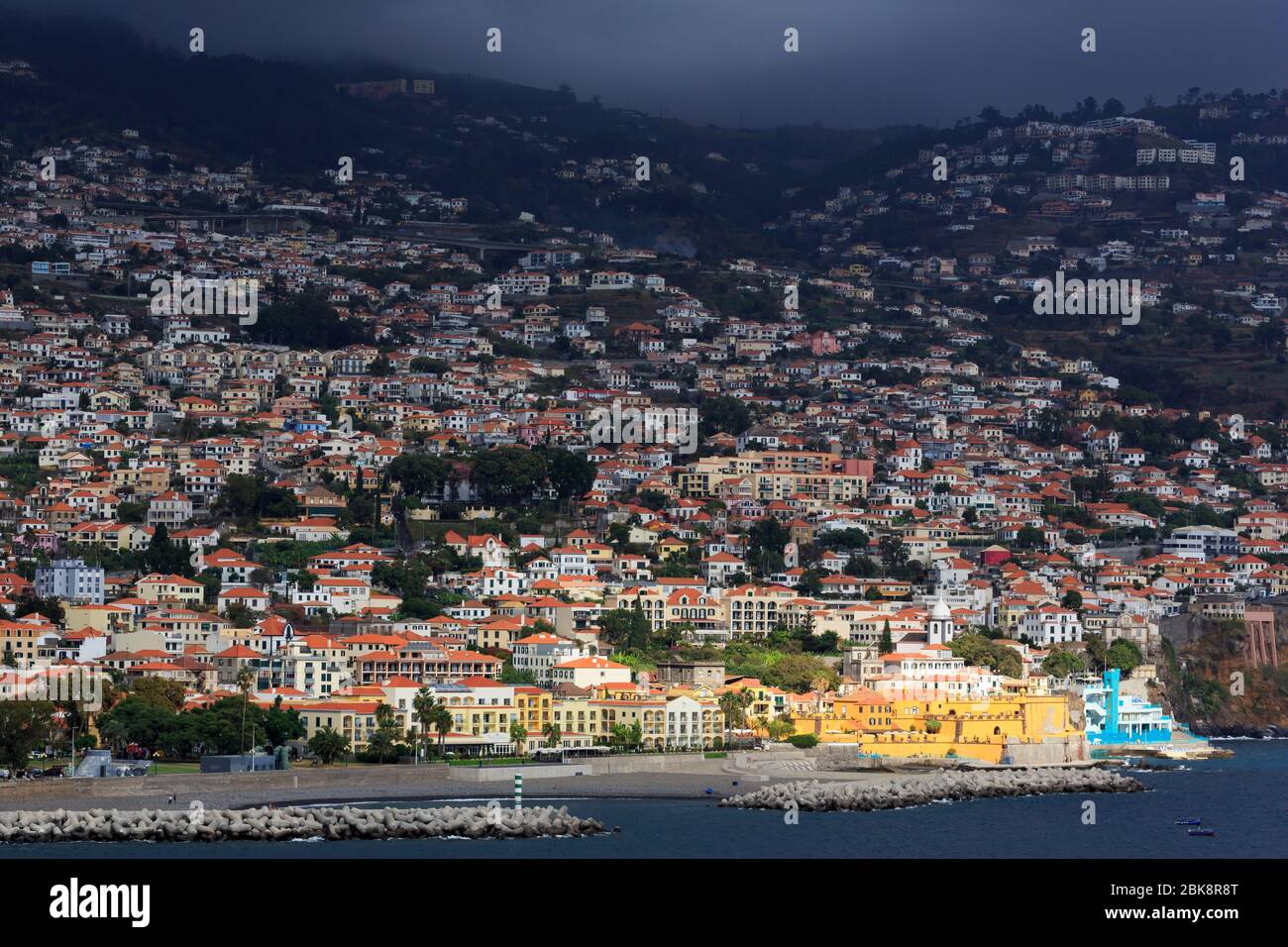 Sao Tiago Fort, città di Funchal, Madeira, Portogallo, Europa Foto Stock