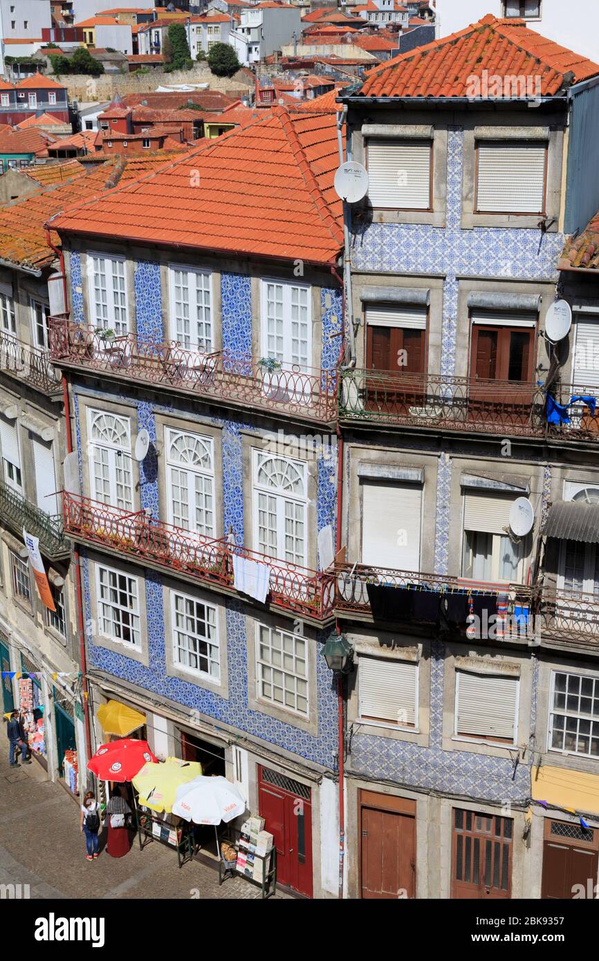 La cattedrale, il quartiere della città di Porto, Portogallo, Europa Foto Stock