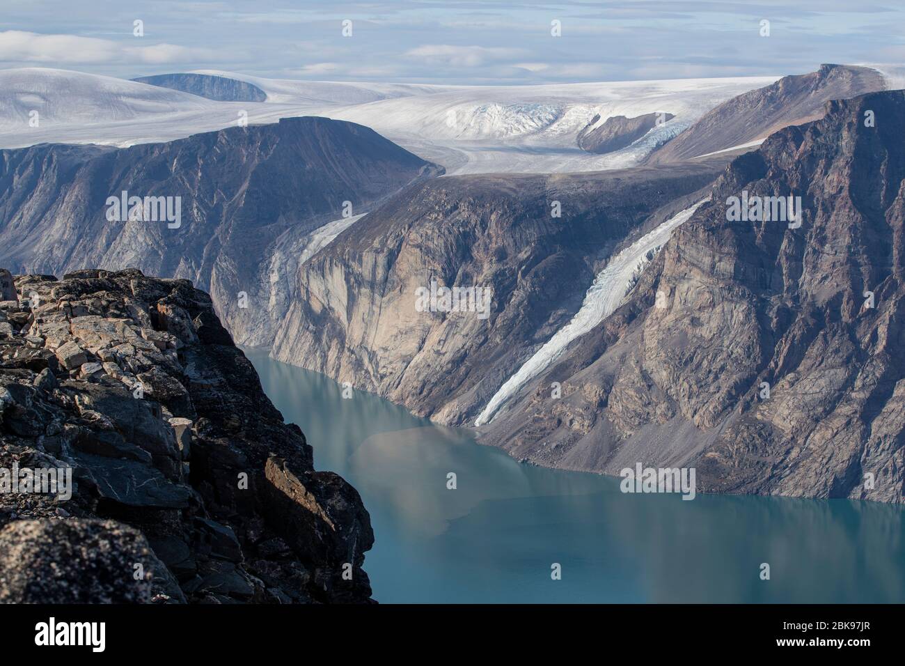 Paesaggio dell'isola di Baffin, Canada Foto Stock