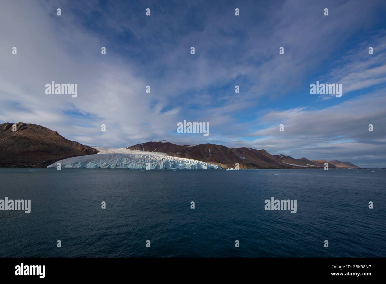 Ghiacciaio di Devon Island, Canada Foto Stock