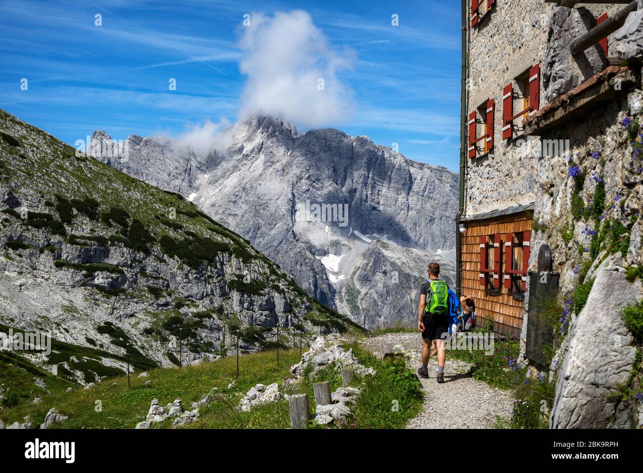 Il Watzmann montagna al Berchtesgadener Land Foto Stock
