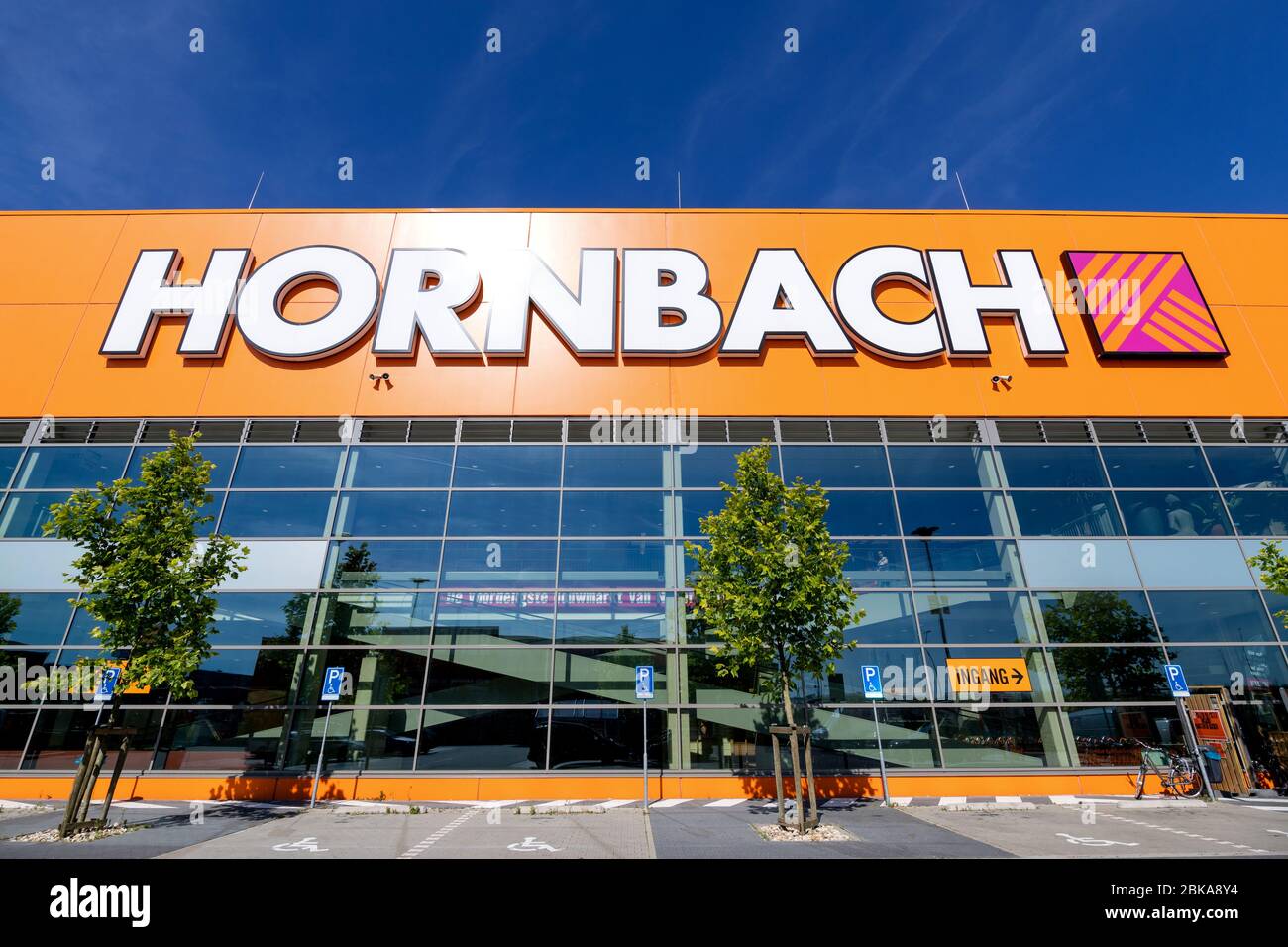 Hornbach negozio di ferramenta ad Amsterdam in Olanda. Hornbach è un tedesco DIY-catena di negozi che offrono home improvement e fai-da-te le merci. Foto Stock