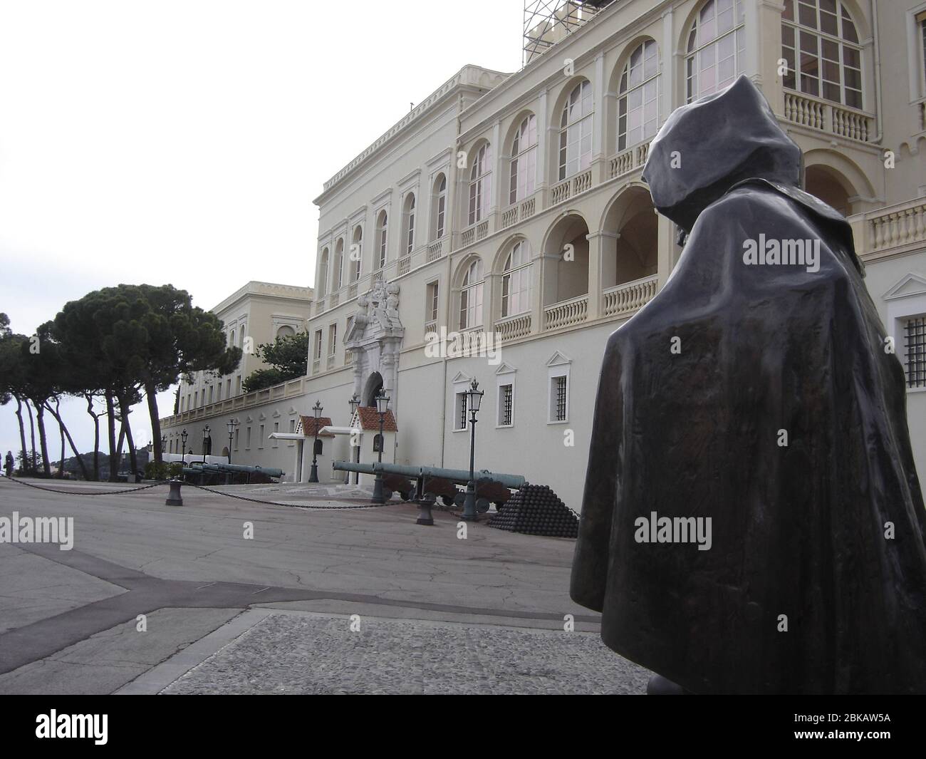 palazzo dei principi in monaco residenza ufficiale del principe sovrano di monaco Foto Stock